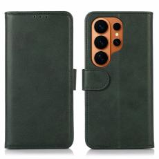 Samsung Galaxy S26 Ultra Fodral L&auml;der Gr&ouml;n