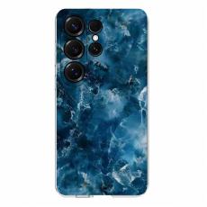 Samsung Galaxy S26 Ultra Skal Marmor TPU Bl&aring;