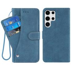 Samsung Galaxy S26 Ultra Fodral Multifunktionellt L&auml;der Bl&aring;