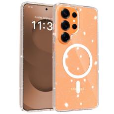 Samsung Galaxy S26 Ultra Skal MagSafe Glitter Transparent