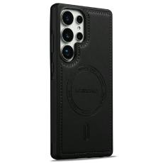 LC.IMEEKE Samsung Galaxy S26 Ultra Skal MagSafe L&auml;der Svart