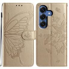 Samsung Galaxy S26 / S26 Pro Fodral Fj&auml;ril Tryck Guld