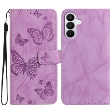 Samsung Galaxy S26 / S26 Pro Fodral Fj&auml;ril Tryck Lila