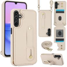 Samsung Galaxy S26/S26 Pro Skal Multifunktionellt L&auml;der Beige