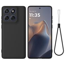 Motorola Edge 70 Skal Liquid Silikon Svart