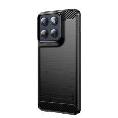 MOFI Motorola Edge 70 Skal Borstad St&aring;l Textur Svart