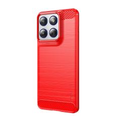 MOFI Motorola Edge 70 Skal Borstad St&aring;l Textur R&ouml;d