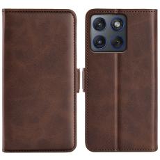 Motorola Edge 70 Fodral L&auml;der Brun