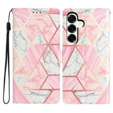 Samsung Galaxy A37 5G Fodral Med Tryck Rosa Marmor