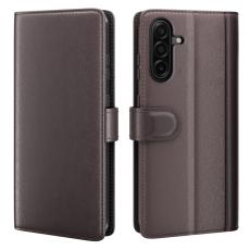 Samsung Galaxy A37 5G Fodral Premium &Auml;kta L&auml;der Brun