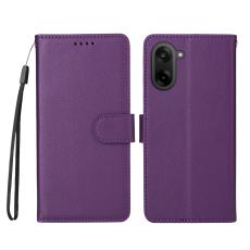 OnePlus Nord CE5 Pl&aring;nboksfodral L&auml;der Lila