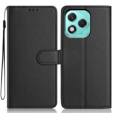 Honor 400 Lite Pl&aring;nboksfodral L&auml;der Svart