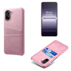 OnePlus Nord CE5 L&auml;derbelagt Skal Med Kortfack Ros&eacute;guld