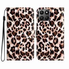 Honor 400 Smart Fodral Med Tryck Leopard