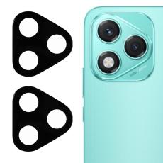 Honor 400 Lite 2-PACK Linsskydd H&auml;rdat Glas Svart