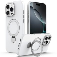 iPhone 16 Pro Max Skal MagSafe Kickstand Hybrid Vit