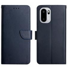 OnePlus 15R Fodral &Auml;kta L&auml;der Bl&aring;