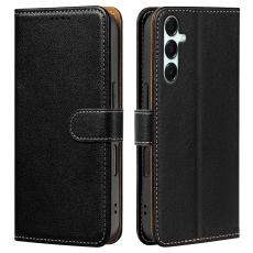 Samsung Galaxy A27 Pl&aring;nboksfodral L&auml;der Svart