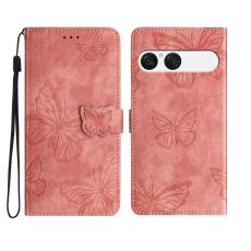 Sony Xperia 10 VII Fodral Fj&auml;ril Tryck Rosa