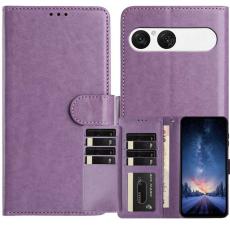 Sony Xperia 10 VII Fodral Multifunktionellt L&auml;der Lila