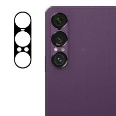 Sony Xperia 1 VII Linsskydd H&auml;rdat Glas Svart