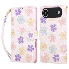 iPhone Air Fodral RFID L&auml;der F&auml;rgglada Blommor