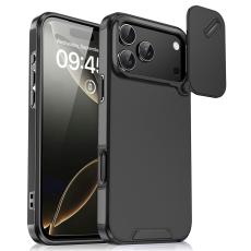 iPhone 17 Pro Max Skal Hybrid Armor CamCover Svart