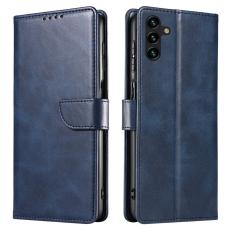 Samsung Galaxy S26 Fodral L&auml;der Bl&aring;