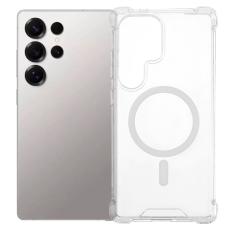 Galaxy S26 Ultra Skal MagSafe Shockproof Hybrid Transparent