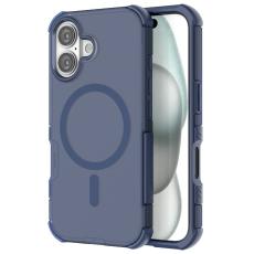 iPhone 16 Skal MagSafe Shockproof Hybrid Bl&aring;