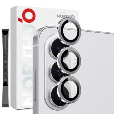 NORTHJO Samsung Galaxy S26 Linsskydd H&auml;rdat Glas Silver