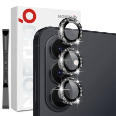 NORTHJO Samsung Galaxy S26 Linsskydd Glitter Svart