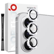 NORTHJO Samsung Galaxy S26 Linsskydd Glitter Silver