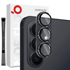 NORTHJO Samsung Galaxy S26 Linsskydd H&auml;rdat Glas Svart