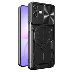 Samsung Galaxy A07 4G Skal CamShield Kickstand Hybrid Svart