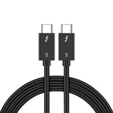 2m Thunderbolt 5 Kabel USB-C 240W 8K / 60Hz PD Svart