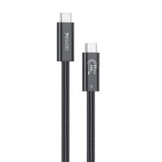 YESIDO 1m Thunderbolt 5 Kabel USB-C - USB-C 240W Svart