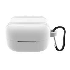 Galaxy Buds 4 / 4 Pro Skal Med Karbinhake Silikon Vit
