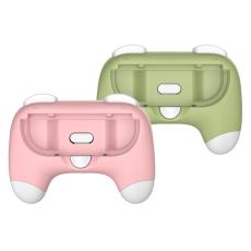 DOBE Nintendo Switch 2 st Joy-Con Grepp Rosa / Gr&ouml;n