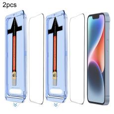 iPhone 14/13 Pro/13 2-PACK Skärmskydd Heltäckande Härdat Glas