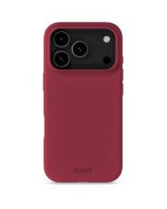 holdit iPhone 17 Pro Mobilskal Silikon Red Velvet