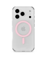 holdit iPhone 17 Pro MagSafe Mobilskal Pink/Transparent