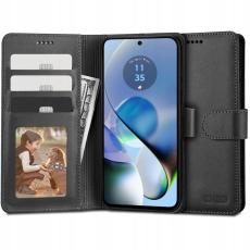 Tech-Protect Motorola Moto G54 5G Fodral Läder Svart