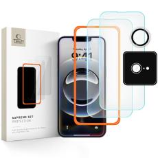 Tech-Protect iPhone 16e 3-PACK Skärmskydd / Linsskydd
