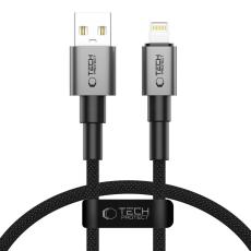 Tech-Protect 0.25m 12W/2.4A Lightning Kabel UltraBoost Iron Grey