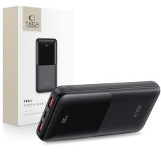 Tech-Protect 10000 mAh 22.5W Powerbank Svart