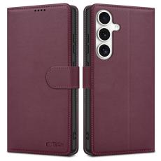 Tech-Protect Samsung Galaxy S25 Fodral Läder Muberry
