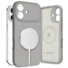 Tech-Protect iPhone 17 Skal MagSafe Silicone Stone Grey