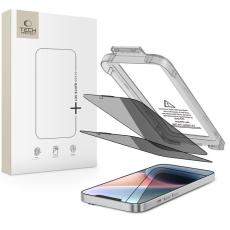 Tech-Protect iPhone 16e /14/13 Pro/13 2-PACK Skärmskydd Quick Set Spy+ Privacy