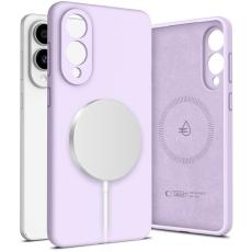 Tech-Protect Galaxy S25 Edge Skal MagSafe Liquid Silicone Mauve